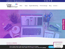 Tablet Screenshot of crispwebdesign.co.uk